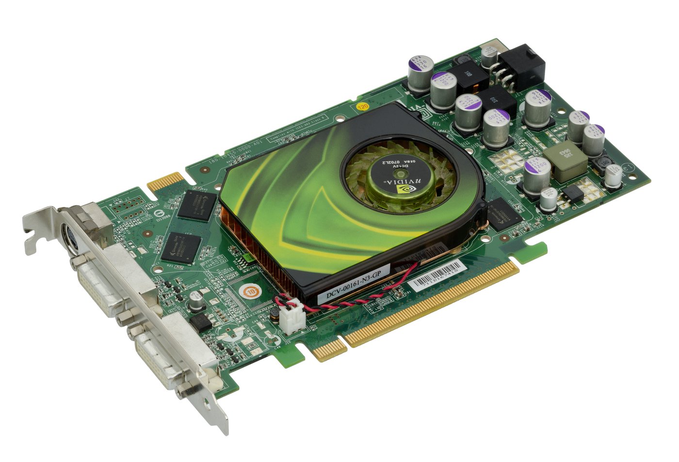 An NVIDIA GeForce 7900 GS graphics card, the kind of GPU whose CUDA kernels this simulator runs on an ordinary CPU.
